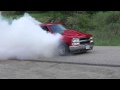 Custom 97 chevy truck burnout smoke show