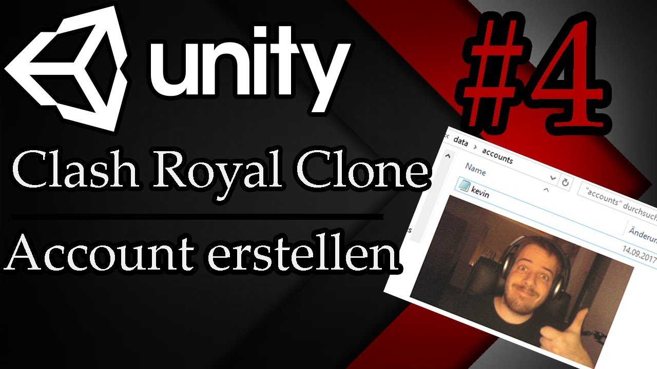 Unity 3D Tutorial #4: Clash Royal Clone | Account erstellen - YouTube