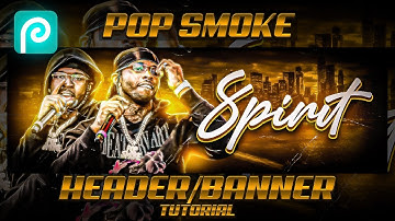Photopea Tutorial:  How To Make A SIMPLE RAPPER Banner/Header