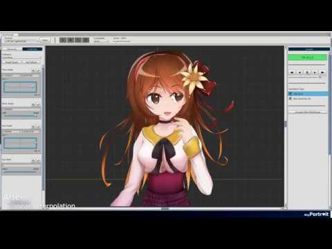AnyPortrait Controller Interpolation Improvement