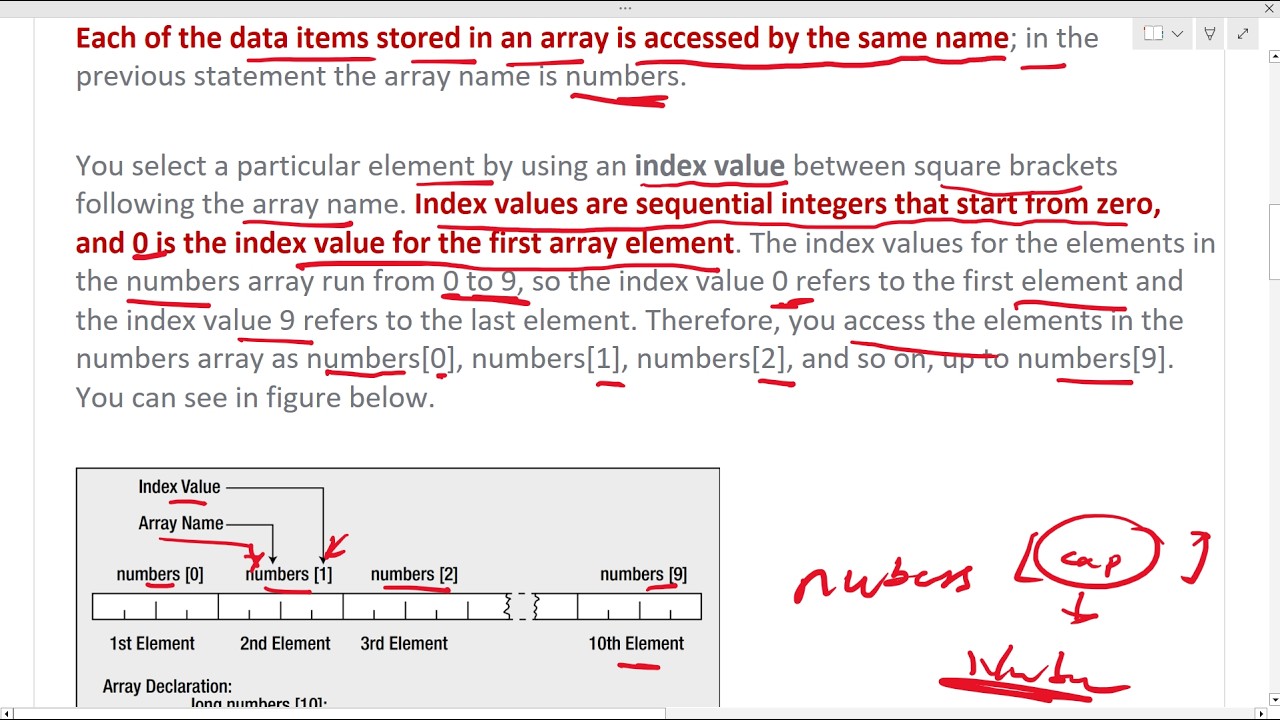 Arrays in C programming - Part 1: #cforembeddedsystems - YouTube