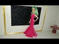 Mermaid Prom Dress//Easy DIY Barbie Dress//Barbie Model Dress
