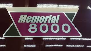 【1人旅】阪急電鉄神戸線・8000系第1編成トップナンバー側面装飾！「Memorial8000」