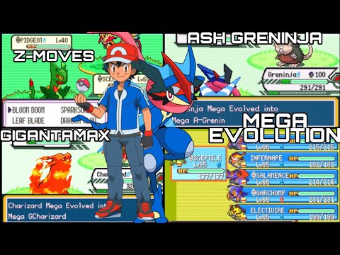 Top new Pokemon GBA rom hacks Completed with Gigantamax Z moves Mega evolution 8th gen and more