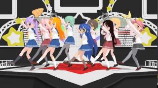 MMD - Viva happy (Lucky Star models + DL links)