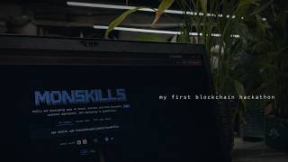 my first BLOCKCHAIN hackathon!