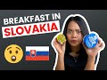 Is the typical Slovak Breakfast good? Watch this! | PART 1 - Skúsila som slovenské raňajky