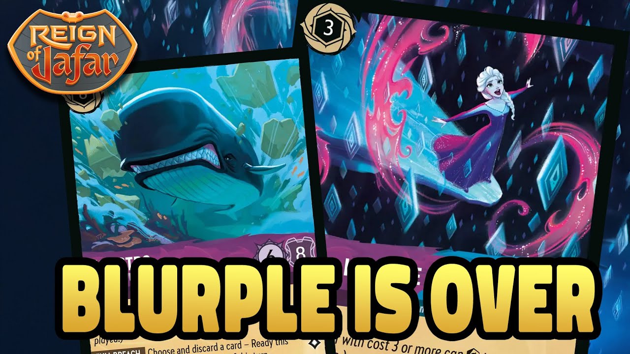 I took a BLURPLE Disney Lorcana Deck to locals and went 1-2