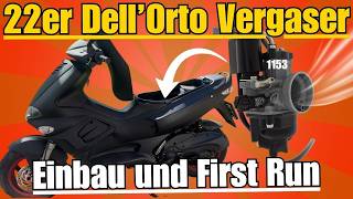 Gilera Runner FX/R 28er PWK Nibbi Vergaser ausbauen - 22er Dell'Orto Vergaser einbauen und First Run