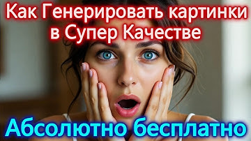 Как генерировать картинки в "Супер Качестве" абсолютно бесплатно. Апскейл фото.