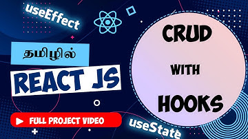 React CRUD with Hooks in Tamil  | Full Video