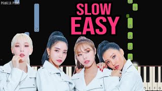 MAMAMOO - gogobebe | Piano Tutorial (SLOW EASY) by Pianella Piano