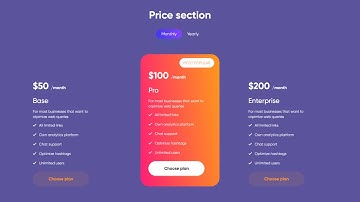 how to make pricing table website html css bootstrap 2023!