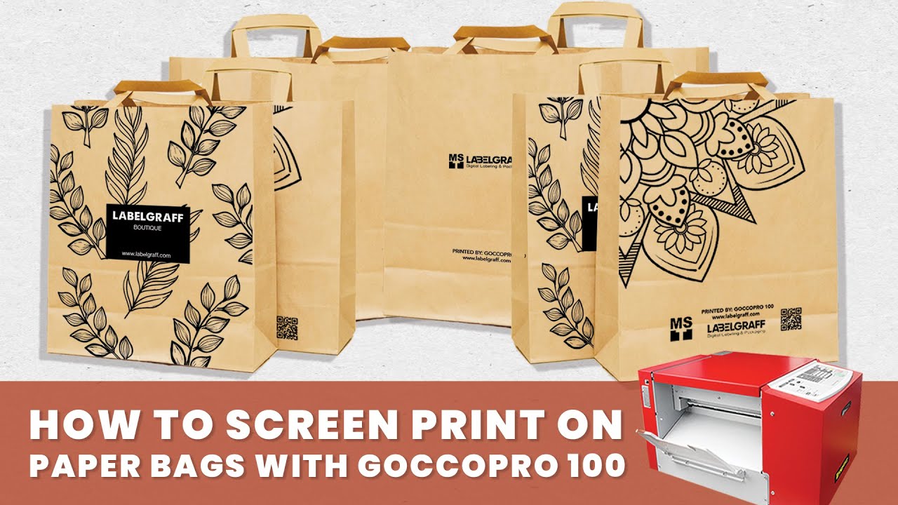 how-to-screen-print-on-paper-bags-with-goccopro-100-youtube