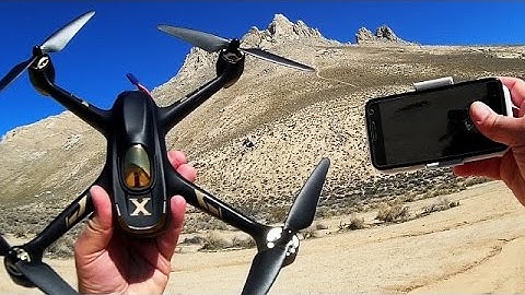 Hubsan H501A Phone Follow Me Selfie Drone Flight Test Review