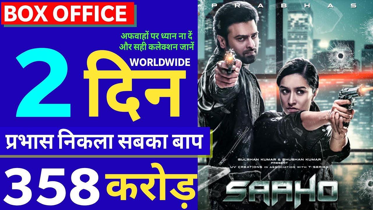 Saaho Box Office Collection Day 2,Saaho 2nd Day Collection, Prabhas, Saaho Hindi Collection
