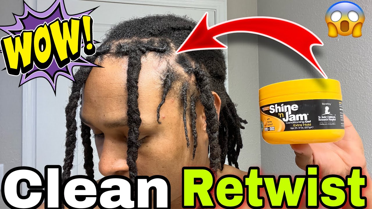 😱How to Retwist your own dreadlocks/ Clean Retwist 😱 YouTube