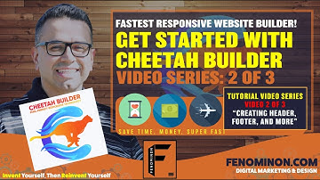 Get Started with Cheetah Builder Video Series 2 of 3 Create Header Footer and Body