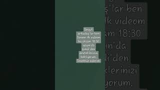 Ilk Videom 1830Da Yayında.