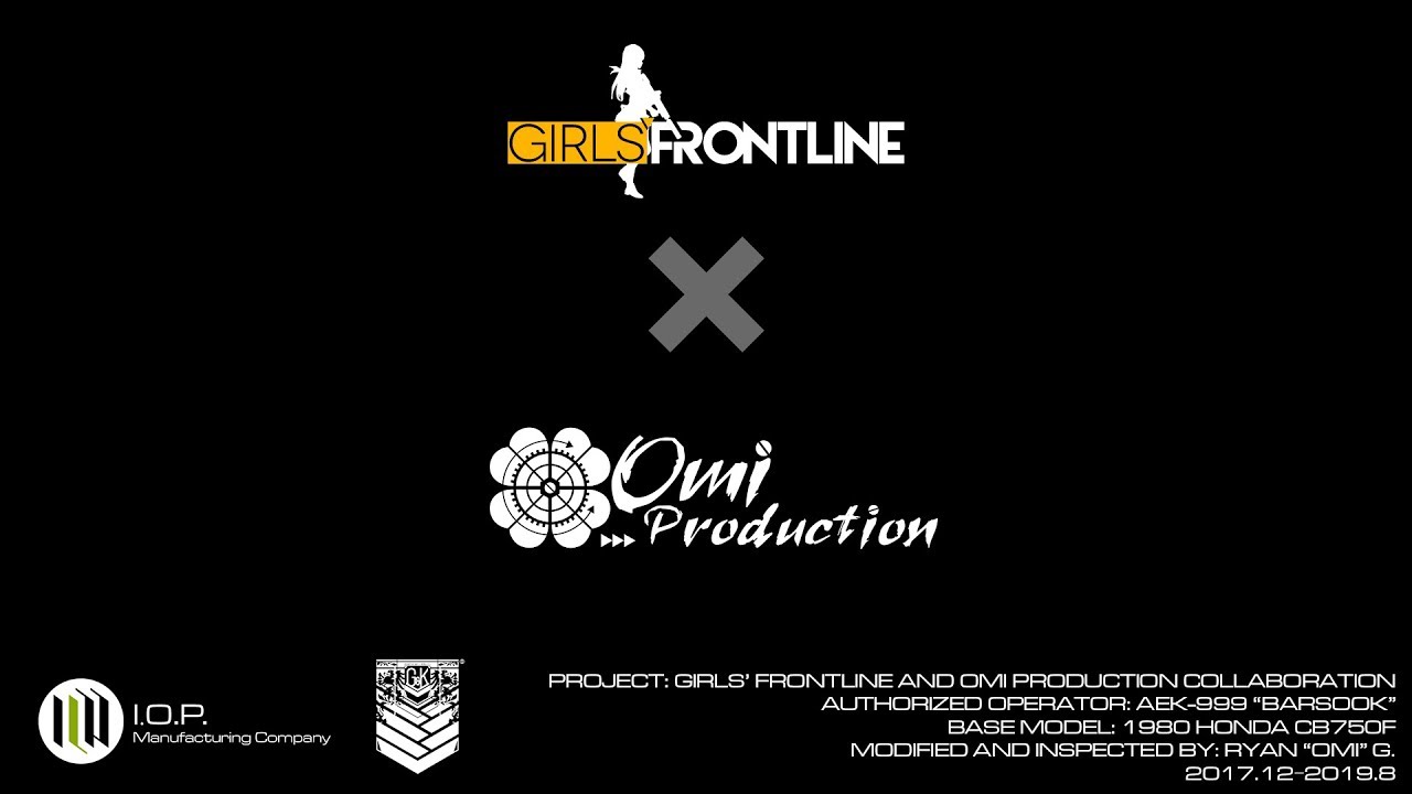 1980 Honda CB750F Supersport, Girls' Frontline AEK-999 Cafe Racer Cinematic