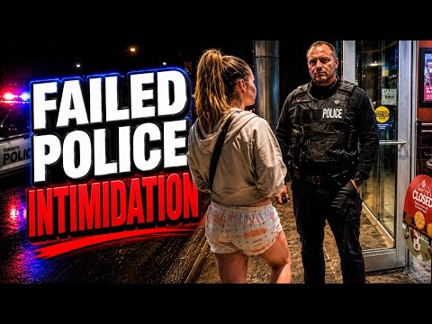 Was this a subliminal threat from a police officer ?