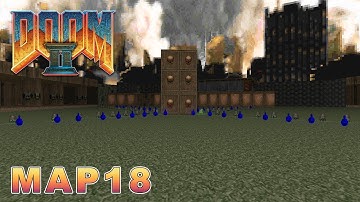 Doom 2 Longplay - MAP18: The Courtyard