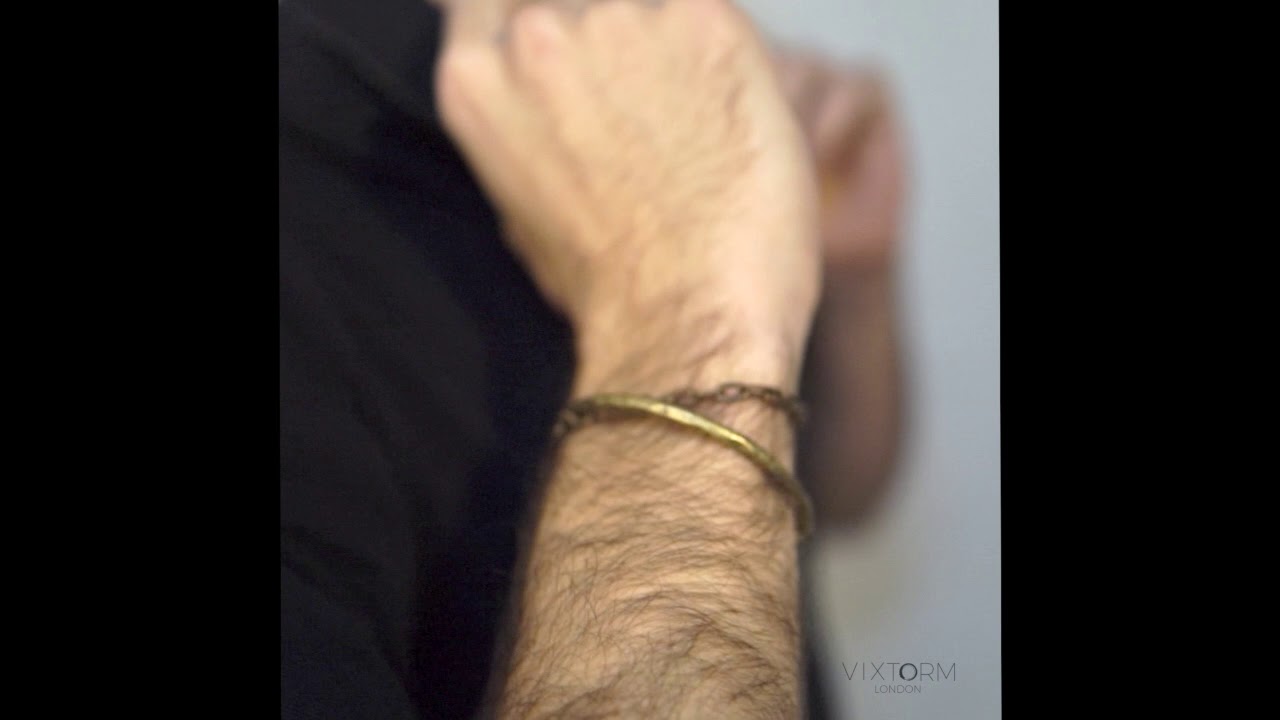 VIXTORM Rough Chain Bronze Bracelet Men