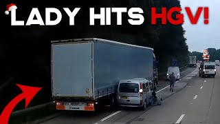 Unbelievable Uk Dash Cameras Christmas Special Almost Topples Lorry, Hgv Crashes Into Car