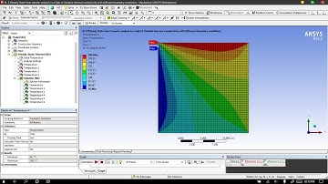 Steady State Heat Transfer analysis of a Slab with different  temperatures | Ansys Tutorial series