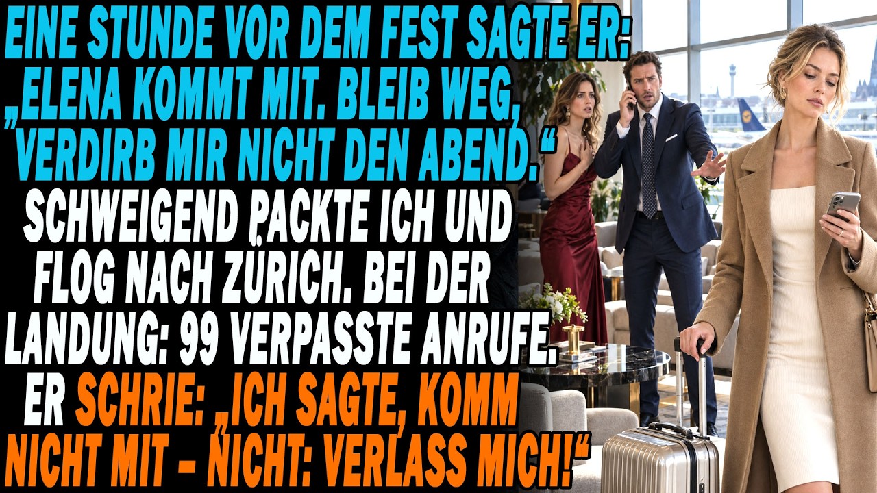 Ich stand in der Küche, als das Telefon klingelte. Es war der wichtigste Abend des Jahres für ihn, und ich hatte stundenlang gekocht. „Ein plötzliches Auftauchen von dir wäre schwer zu erklären“,...