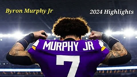 Byron Murphy Jr.'s Top Plays of 2024 #nfl #vikingsnation #nfl