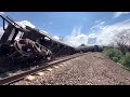 Tren de carga descarrila en Zacatecas y paraliza circulación