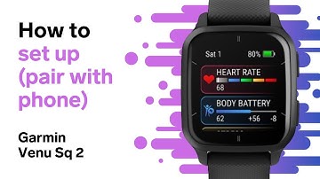 Garmin Venu Sq 2 instellen (stap voor stap)