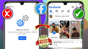 How To Fix Page Not Found Problem On Facebook || There may be a technical problem in Facebook