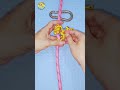 Knot rope tip diy at home 💡 Easy rope loop trick