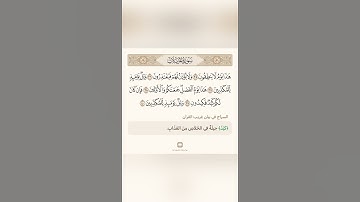 بيان غريب القران سورة المرسلات 5 تلاوة الشيخ سعد الغامدي