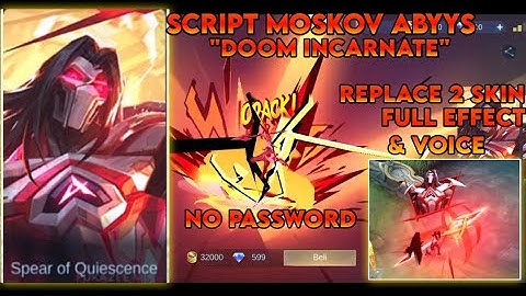 NEW!! Script Skin Moskov Abyys "Doom Incarnate" | AldiRtx234