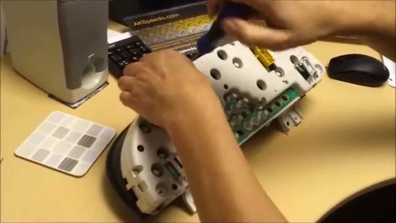 Fiat Scudo Peugeot 806 Citroen Ulysses speedometer LCD pixel repair