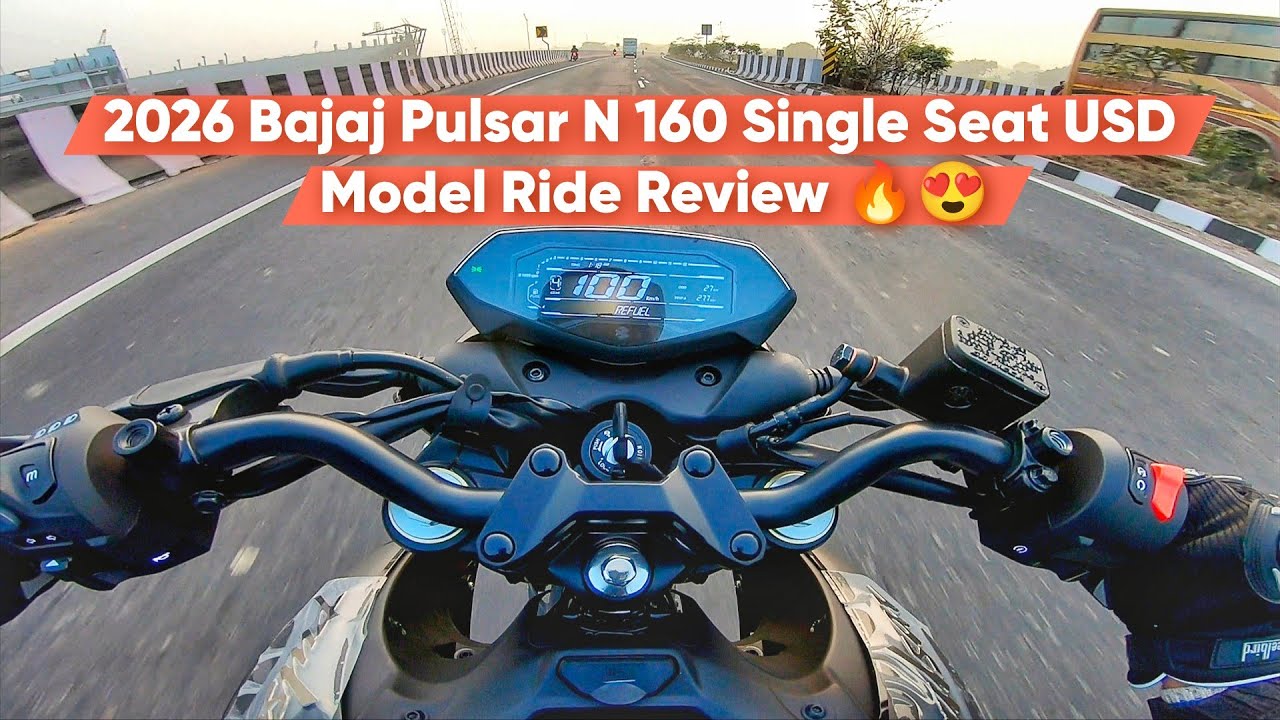 2026 Bajaj Pulsar N 160 Single Seat USD Model Review | 160cc King 👑? | 