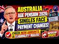 ⚠️ Australia Age Pension 2026: Singles Face Payment Changes – Check New Amounts &amp; Eligibility Rules!