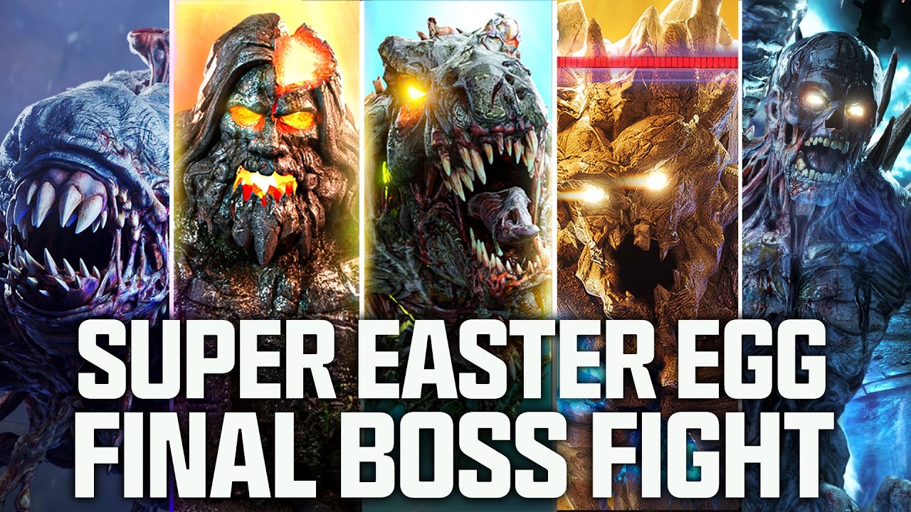 BLACK OPS 7 ZOMBIES SUPER EASTER EGG FULL BOSS FIGHT & ENDING CUTSCENE!