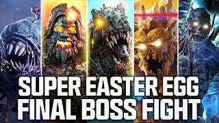 BLACK OPS 7 ZOMBIES SUPER EASTER EGG FULL BOSS FIGHT & ENDING CUTSCENE!