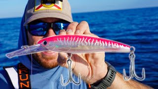 Trolling HUGE LURES for Aggressive Deep Sea Fish! 