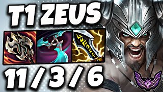 T1 Zeus Tryndamere vs K'Sante [ TOP ] Patch 14.11 Korea Master ✅