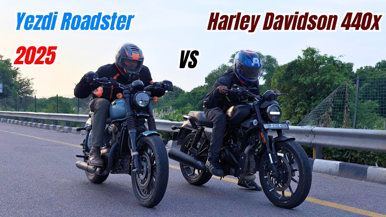 2025 YEZDI ROADSTER vs Harley Davidson 440X Performance Test