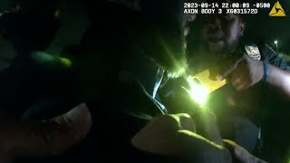 More bodycam footage shows angles of band director being tased and arrested