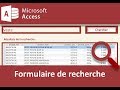 Formulaire de recherche sans code vba access