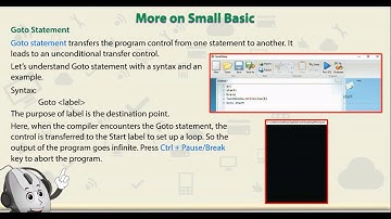 Class 7th More on Small Basic