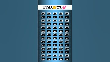,🏖️👉 29 #find #puzzle #ytshorts find the odd number #maths #puzzle #iqtest #gkquestion #shorts 😘👄😘