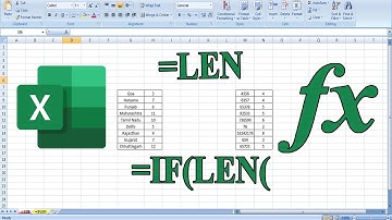 Len And If Len Function In MS EXCEL | एमएस एक्सेल लेन और इफ लेन फंक्शन | Excel – 4